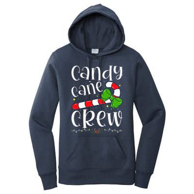 Candy Cane Crew Funny Christmas Candy Lover Xmas Women's Pullover Hoodie