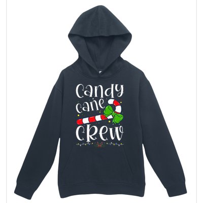 Candy Cane Crew Funny Christmas Candy Lover Xmas Urban Pullover Hoodie