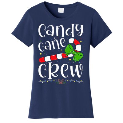 Candy Cane Crew Funny Christmas Candy Lover Xmas Women's T-Shirt