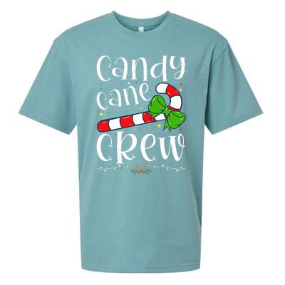 Candy Cane Crew Funny Christmas Candy Lover Xmas Sueded Cloud Jersey T-Shirt