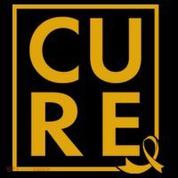 CURE Childhood Cancer Awareness Yellow Gold Ribbon Baby Bodysuit