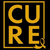 CURE Childhood Cancer Awareness Yellow Gold Ribbon Visor