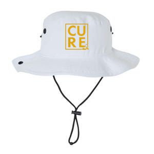 CURE Childhood Cancer Awareness Yellow Gold Ribbon Legacy Cool Fit Booney Bucket Hat