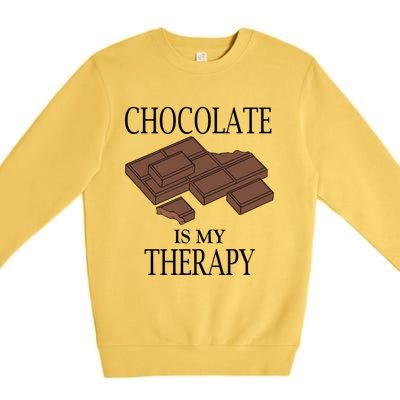 Chocolate Chef Chocolatier Chocolate Lover Great Gift Premium Crewneck Sweatshirt