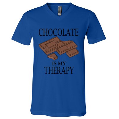 Chocolate Chef Chocolatier Chocolate Lover Great Gift V-Neck T-Shirt