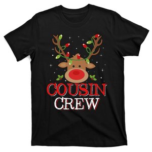 Christmas Cousin Crew Funny Reindeer Matching Pajama T-Shirt