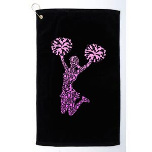 Cheerleading Cheerleader Cheer Girl Team Squad Platinum Collection Golf Towel