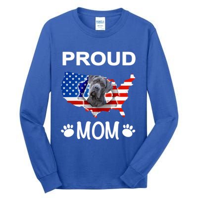 Cane Corso Cane Corso Dog Cane Corso Proud Patriot Mom Gift Tall Long Sleeve T-Shirt