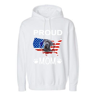 Cane Corso Cane Corso Dog Cane Corso Proud Patriot Mom Gift Garment-Dyed Fleece Hoodie