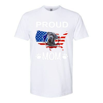 Cane Corso Cane Corso Dog Cane Corso Proud Patriot Mom Gift Softstyle CVC T-Shirt