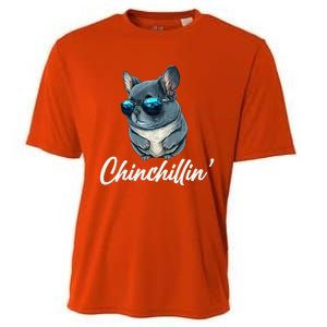 Chinchilla Chinchillin Chinchilla Lovers Funny Cooling Performance Crew T-Shirt