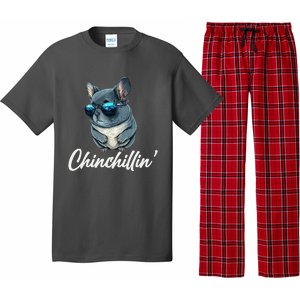 Chinchilla Chinchillin Chinchilla Lovers Funny Pajama Set