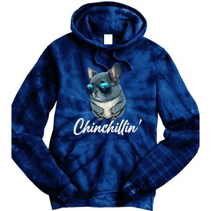 Chinchilla Chinchillin Chinchilla Lovers Funny Tie Dye Hoodie