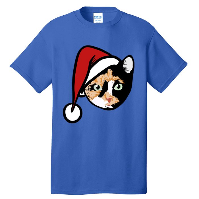 Calico Cat Christmas Gift Tall T-Shirt