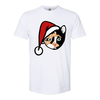 Calico Cat Christmas Gift Softstyle® CVC T-Shirt