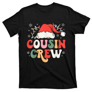 Christmas Cousin Crew Santa Family Matching Pajamas Xmas T-Shirt