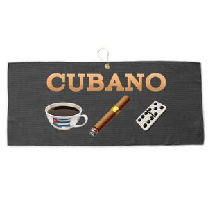 Cuban Cigar Cohiba Domino Coffee Havana Souvenir Large Microfiber Waffle Golf Towel