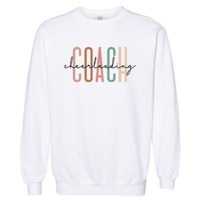 Cheerleading Coach Cute Cheer For Coach Appreciation Garment-Dyed Sweatshirt