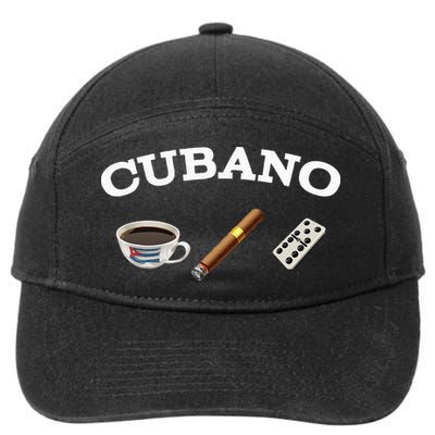 Cuban Cigar Cohiba Domino Coffee Havana Souvenir 7-Panel Snapback Hat