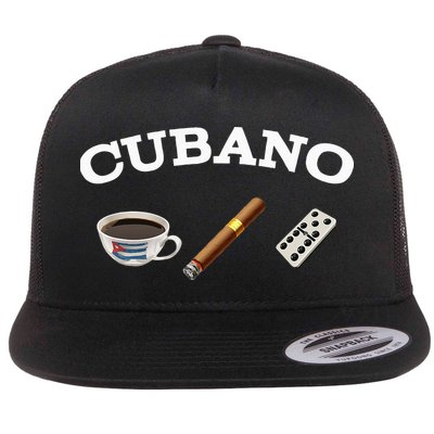Cuban Cigar Cohiba Domino Coffee Havana Souvenir Flatbill Hat