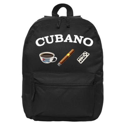 Cuban Cigar Cohiba Domino Coffee Havana Souvenir 16 in Basic Backpack