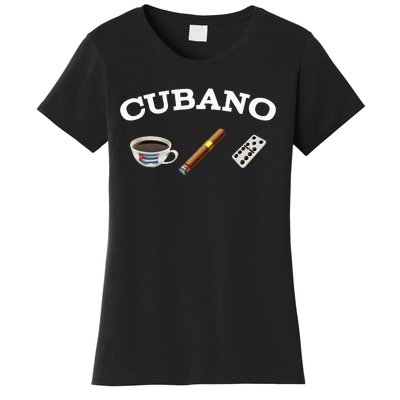 Cuban Cigar Cohiba Domino Coffee Havana Souvenir Women's T-Shirt