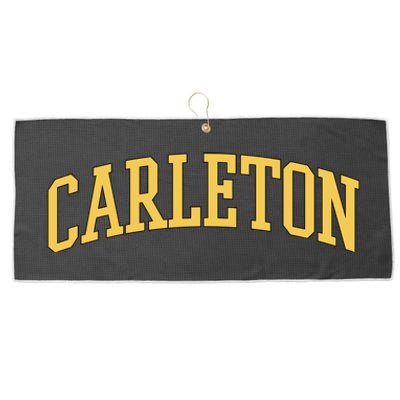 Carleton College Large Microfiber Waffle Golf Towel