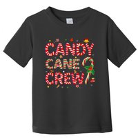 Candy Cane Crew Funny Christmas Candy Lover Xmas Pajamas  Toddler T-Shirt