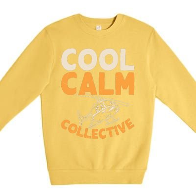 Cool Calm Collective Chopper Pilot Premium Crewneck Sweatshirt