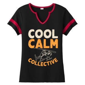 Cool Calm Collective Chopper Pilot Ladies Halftime Notch Neck Tee