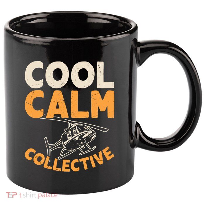 Cool Calm Collective Chopper Pilot 11oz C Handle Ceramic Mug