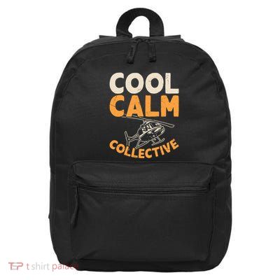 Cool Calm Collective Chopper Pilot 16 in Basic Backpack