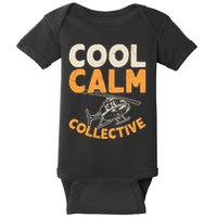 Cool Calm Collective Chopper Pilot Baby Bodysuit