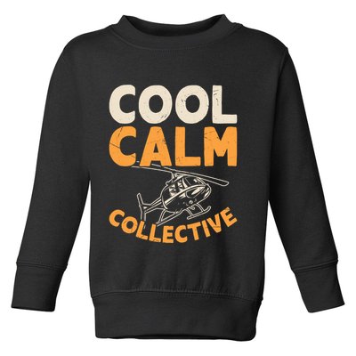 Cool Calm Collective Chopper Pilot Toddler Sweatshirt