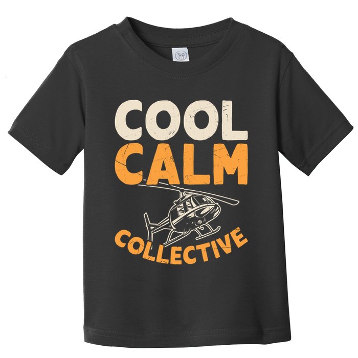 Cool Calm Collective Chopper Pilot Toddler T-Shirt