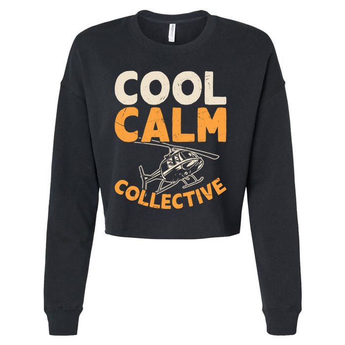 Cool Calm Collective Chopper Pilot Cropped Pullover Crew