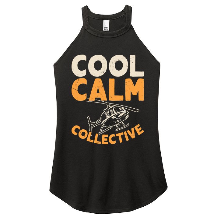 Cool Calm Collective Chopper Pilot Women's Perfect Tri Rocker Tank