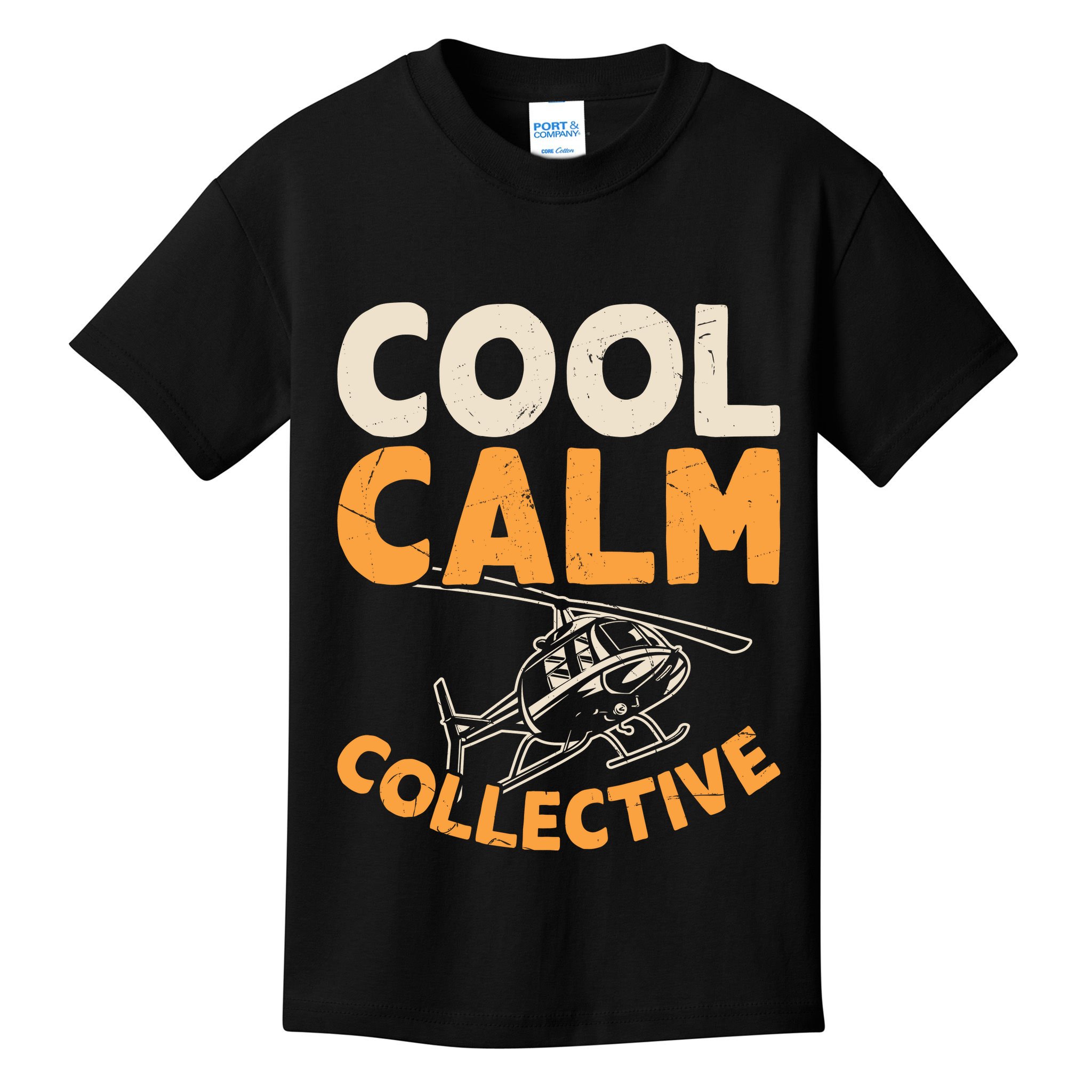 Cool Calm Collective Chopper Pilot Kids T-Shirt