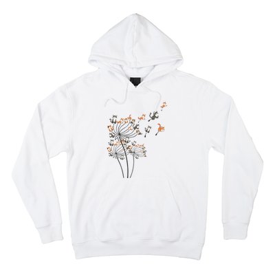 Cat Cute Cat Shirts Cute Dandelion Flower Hoodie