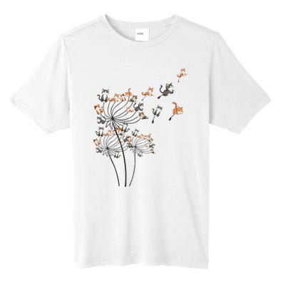 Cat Cute Cat Shirts Cute Dandelion Flower Tall Fusion ChromaSoft Performance T-Shirt