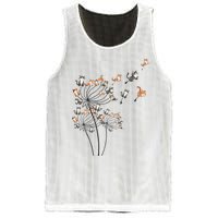 Cat Cute Cat Shirts Cute Dandelion Flower Mesh Reversible Basketball Jersey Tank