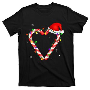 Candy Cane Crew Christmas Lights Family Matching Xmas T-Shirt