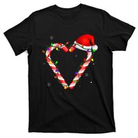 Candy Cane Crew Christmas Lights Family Matching Xmas T-Shirt