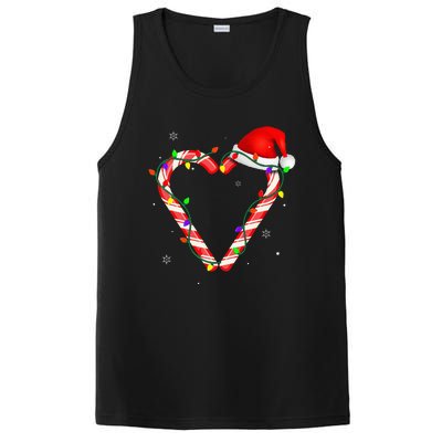 Candy Cane Crew Christmas Lights Family Matching Xmas PosiCharge Competitor Tank