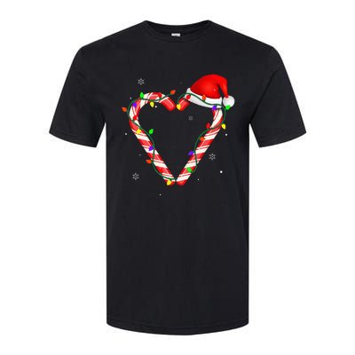 Candy Cane Crew Christmas Lights Family Matching Xmas Softstyle CVC T-Shirt