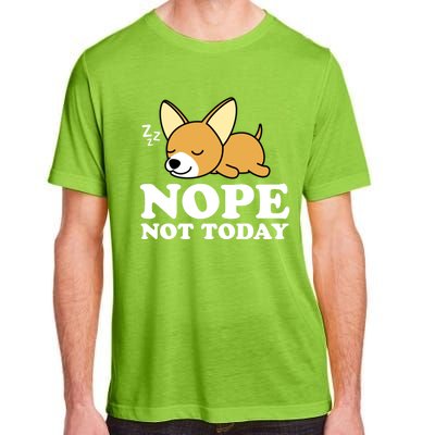 Cute Chiwawa Chihuahua Dog Animal Lover Funny Nope Not Today Gift Adult ChromaSoft Performance T-Shirt