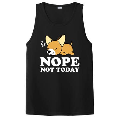 Cute Chiwawa Chihuahua Dog Animal Lover Funny Nope Not Today Gift PosiCharge Competitor Tank