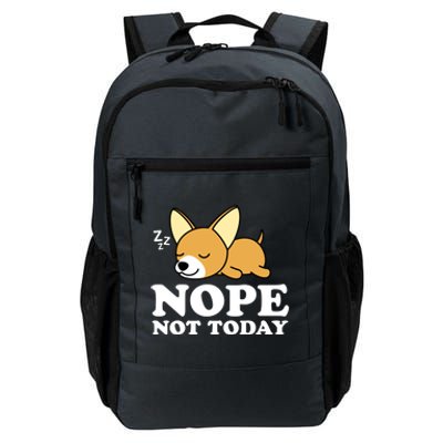 Cute Chiwawa Chihuahua Dog Animal Lover Funny Nope Not Today Gift Daily Commute Backpack