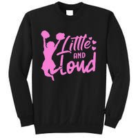 Cheer Cute Cheerleader Little And Loud Cheerleading Sweatshirt