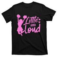 Cheer Cute Cheerleader Little And Loud Cheerleading T-Shirt